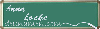 Anna Locke Visitenkarte